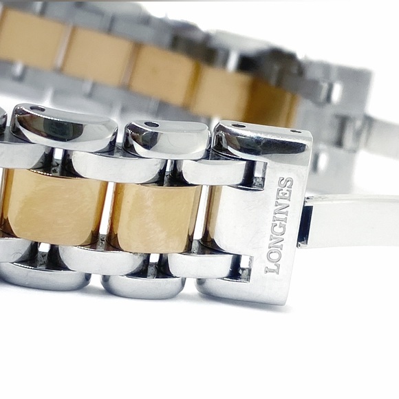 Longines PrimaLuna 18k Gold Steel DIamond Cream Dial Ladies Watch - Picture 11 of 16